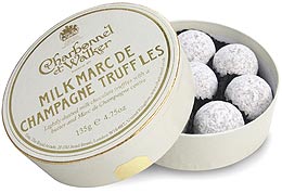 Champagne truffles